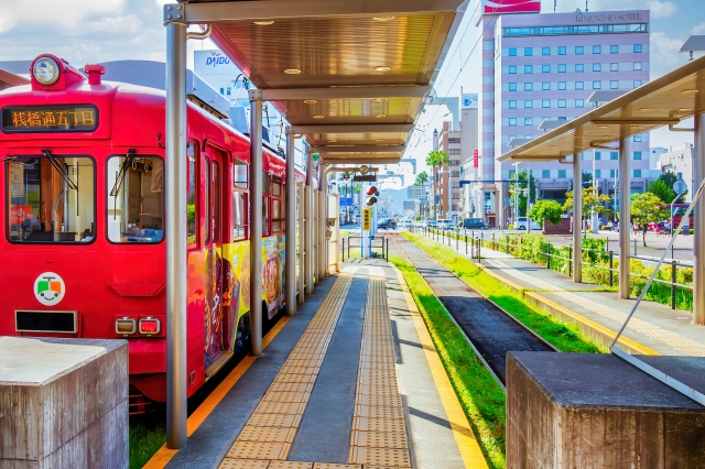 高知駅　土佐電鉄