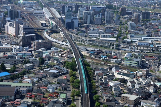 福島市、東北・山形新幹線